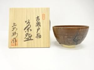 加藤土史路造　古瀬戸釉　茶碗